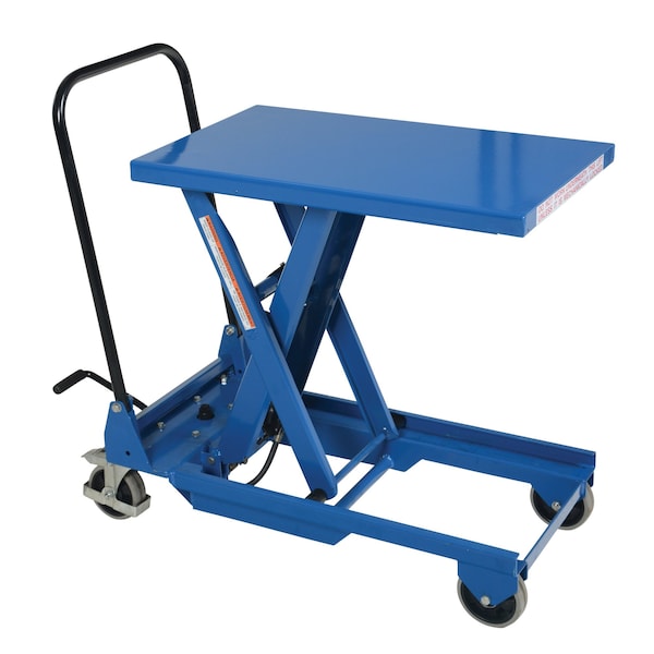 Vestil Premium Single Scissor Cart, 300 lb. Cap, 18"W, 30"L CART-300-S-FR - main